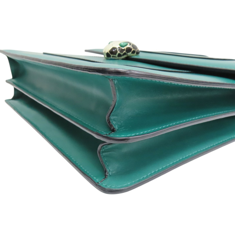 綠色牛皮 Serpenti Forever 兩用包 39781【BVLGARI 寶格麗】 39781-13