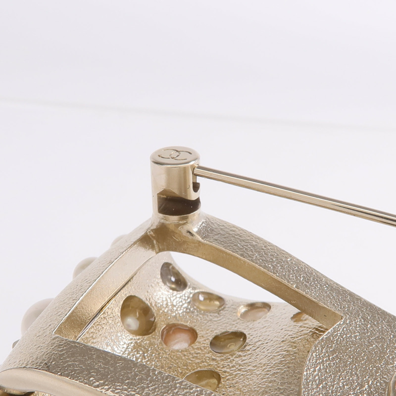 CHANEL PVC/金屬Brooch胸針-4