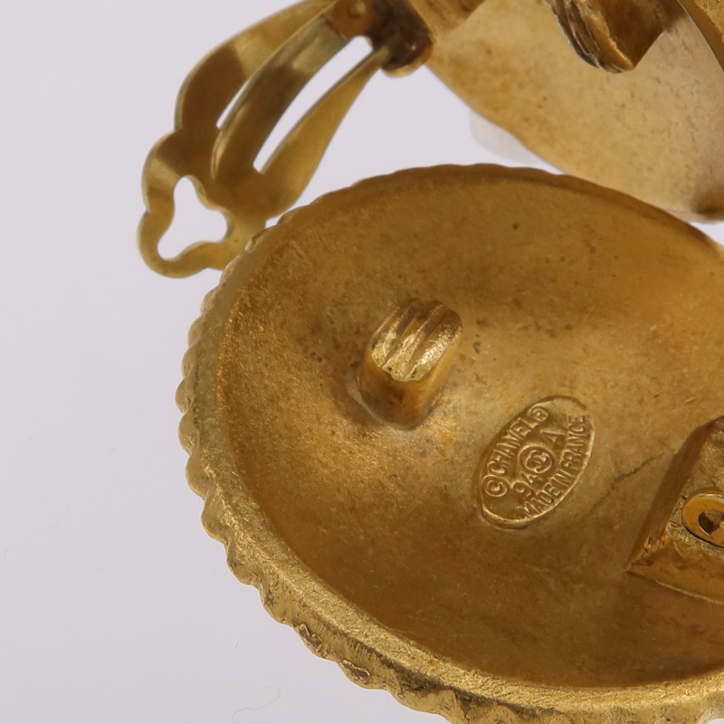 CHANEL 金屬Vintage Earrings耳環-4