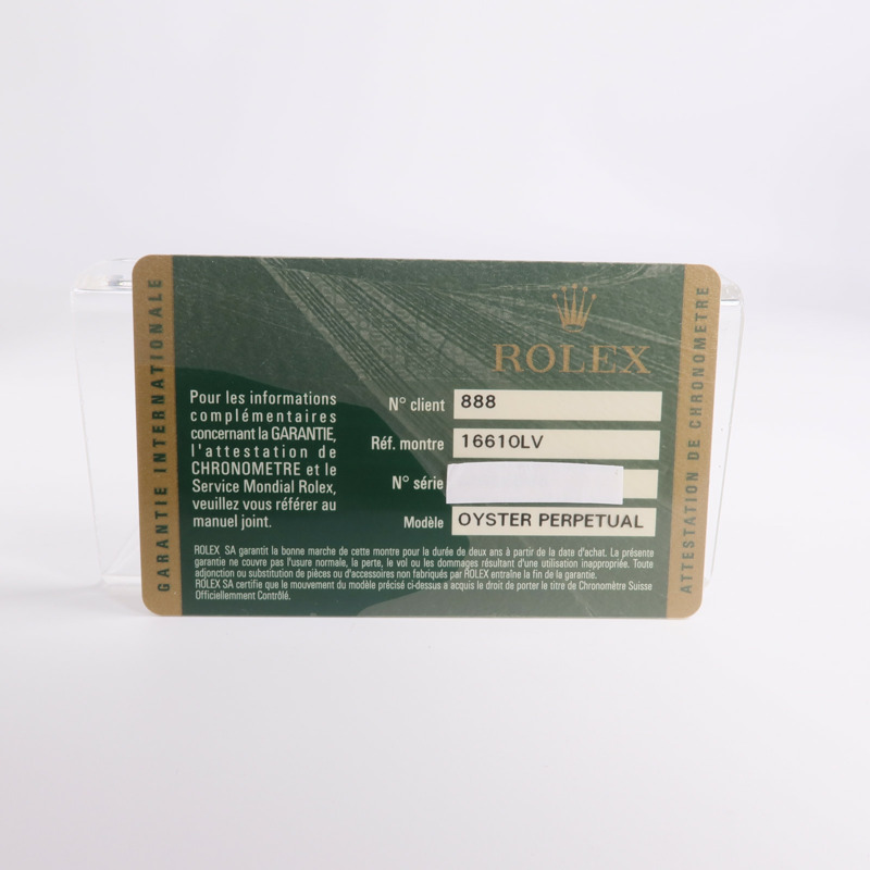 ROLEX Submariner Date 16610LV-13