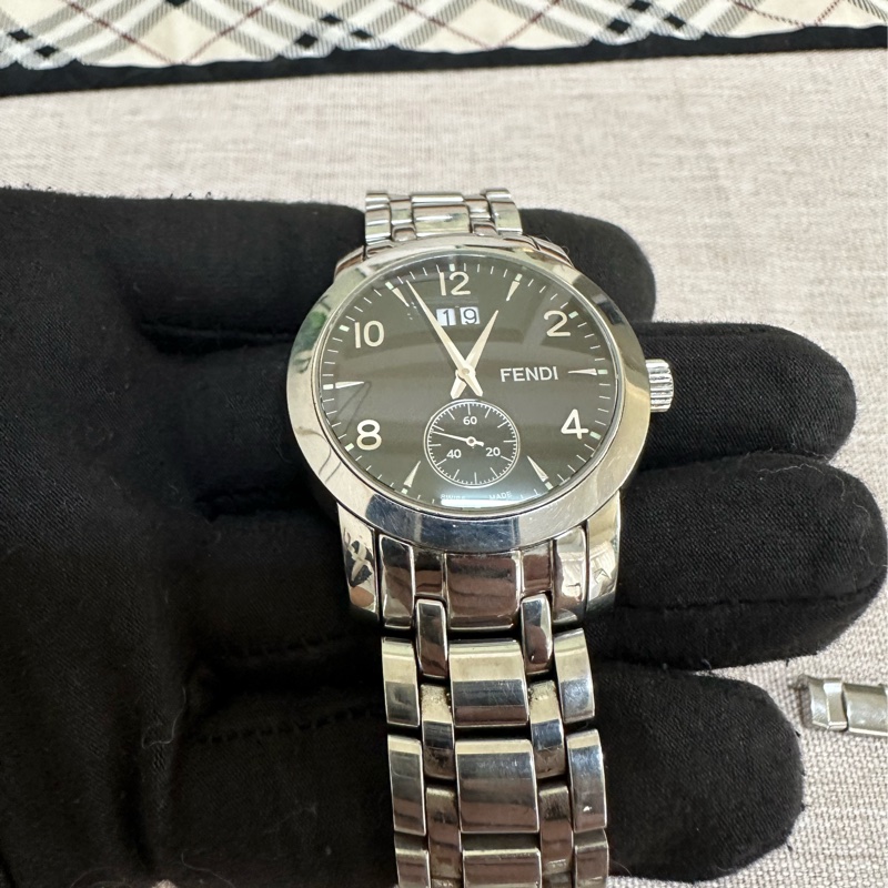 FENDI 2100G 不銹鋼石英錶-0