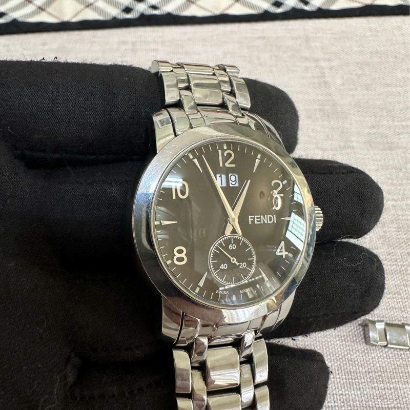 FENDI 2100G 不銹鋼石英錶-1