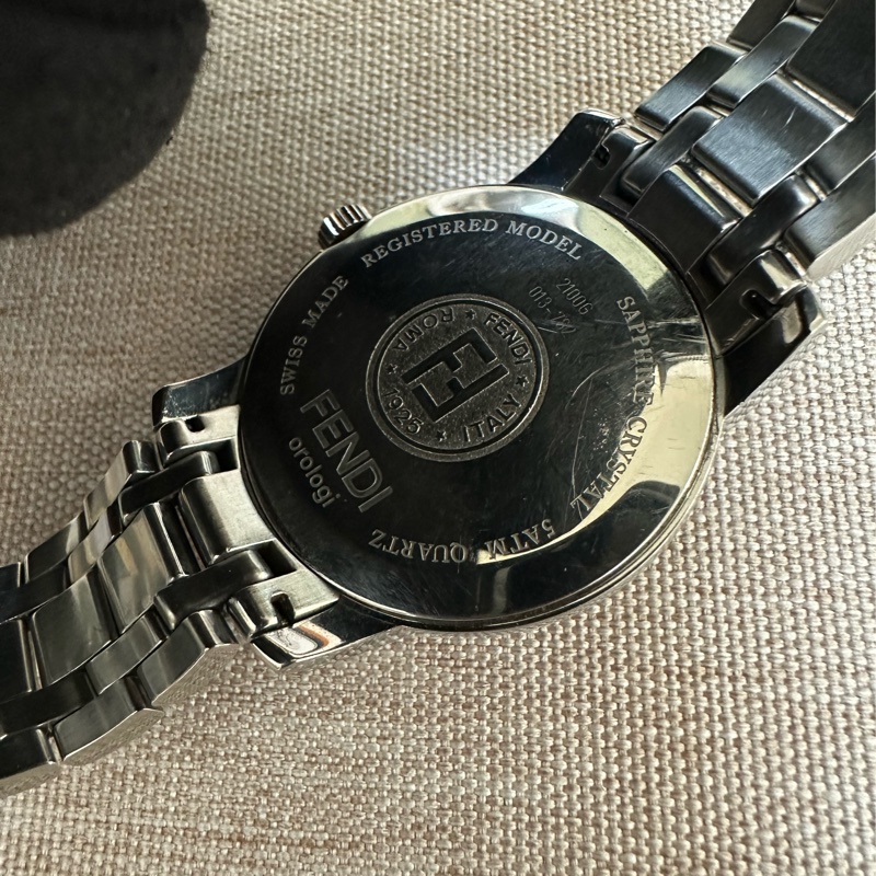 FENDI 2100G 不銹鋼石英錶-3