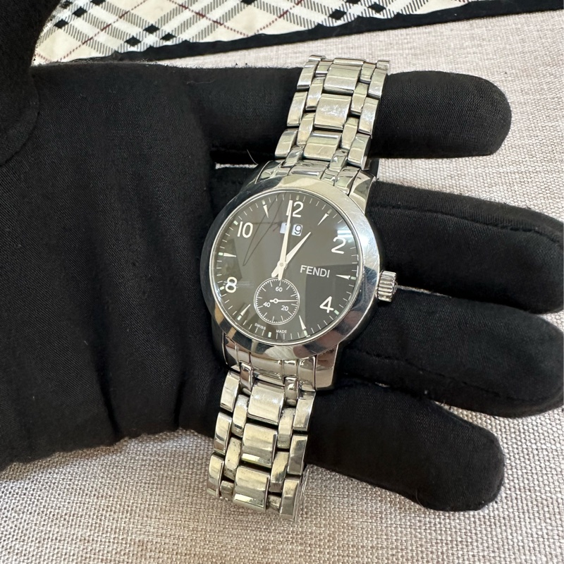 FENDI 2100G 不銹鋼石英錶-8