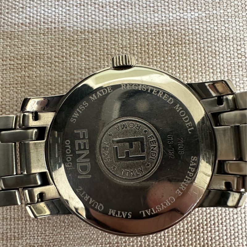 FENDI 2100G 不銹鋼石英錶-15