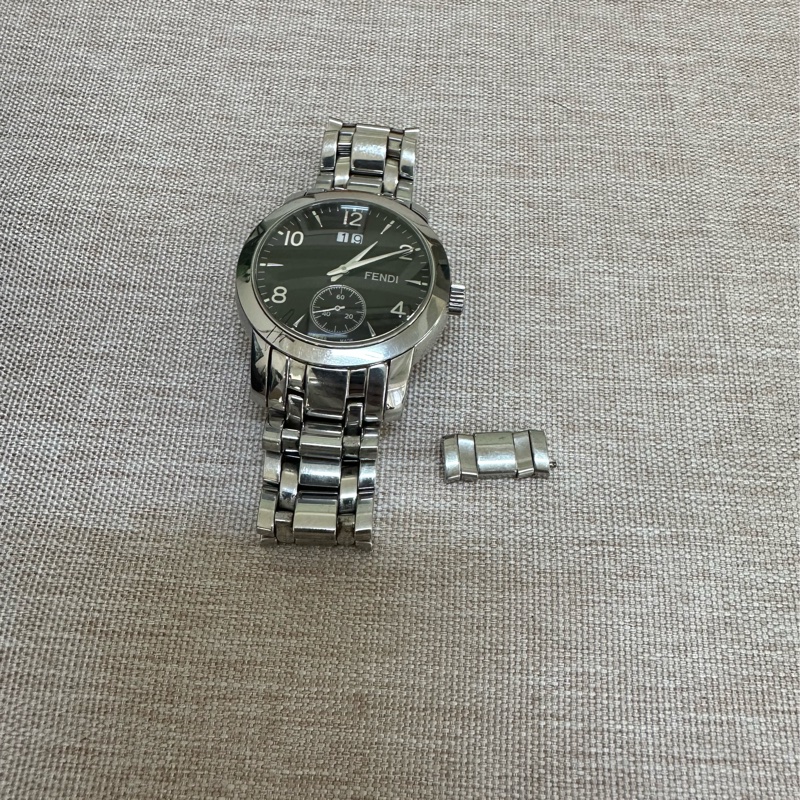 FENDI 2100G 不銹鋼石英錶-17