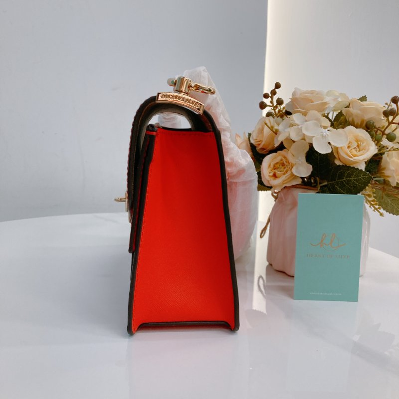 MS0668	Michael Kors 邁可寇斯翻蓋式鍊帶包包 Greenwich Crossbody Saffiano Leather-2