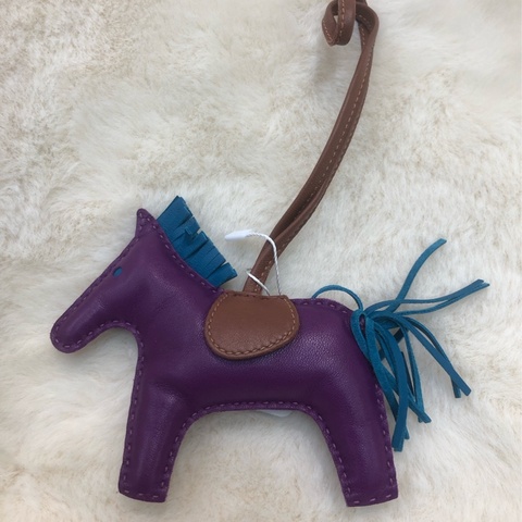 Hermes Milo 皮革 Rodeo GM 飛🐎吊飾 XC422