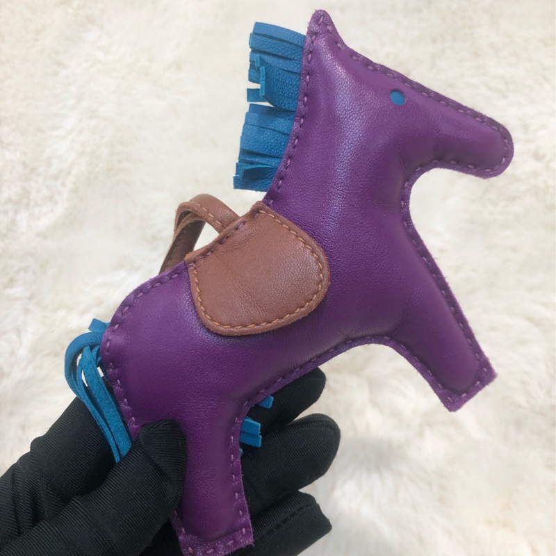 Hermes Milo 皮革 Rodeo GM 飛🐎吊飾 XC422-2