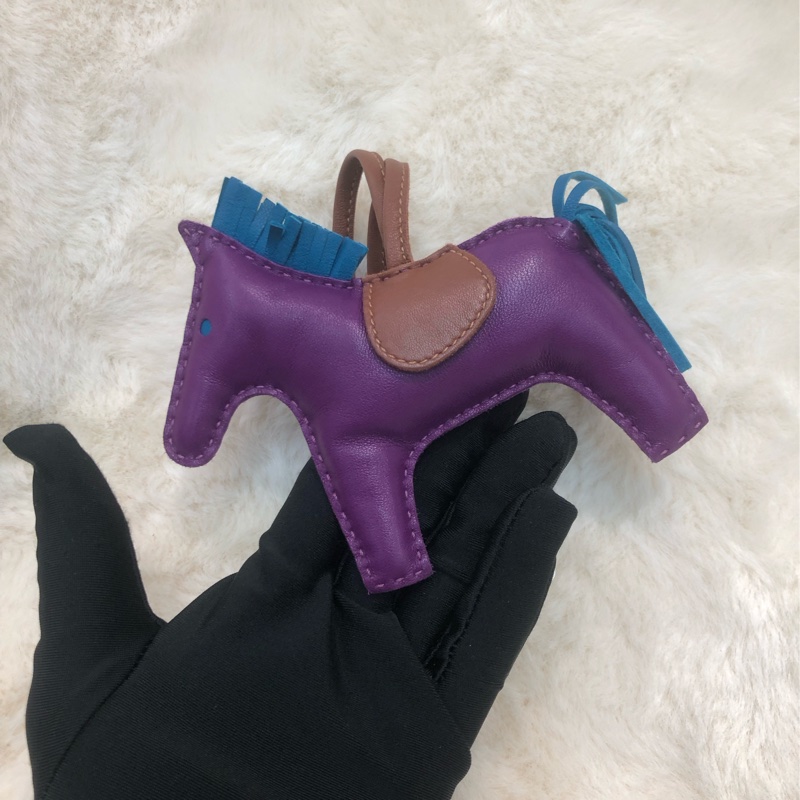 Hermes Milo 皮革 Rodeo GM 飛🐎吊飾 XC422-3