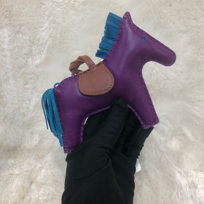 Hermes Milo 皮革 Rodeo GM 飛🐎吊飾 XC422-6