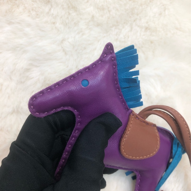 Hermes Milo 皮革 Rodeo GM 飛🐎吊飾 XC422-7