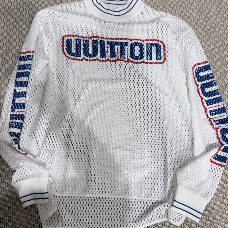 Louis Vuitton ✨網狀上袖球衣上衣 #S-0