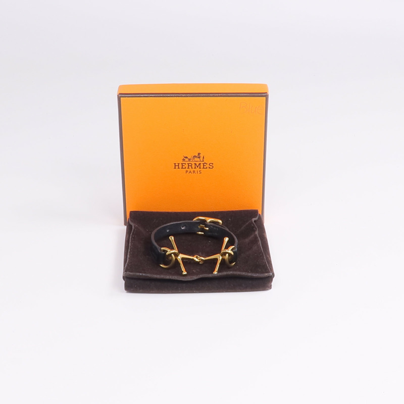 HERMES Swift皮革Mors手帶-10