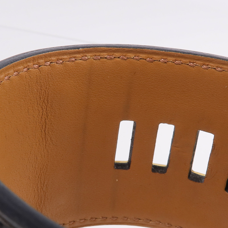 HERMES Box Calf皮革Collier de Chein Bracelet手帶-8