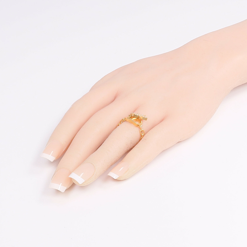 Dior 金屬/水晶Ring戒指-7
