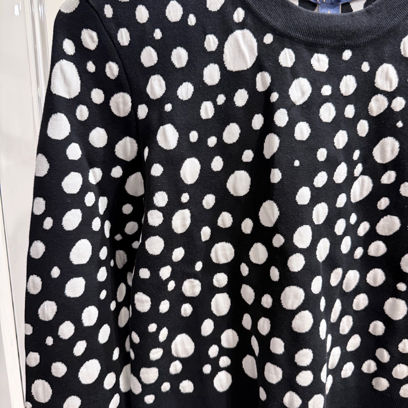 全新未拆吊牌/Louis Vuitton ✨草間彌生圓點針織衫 #S-1