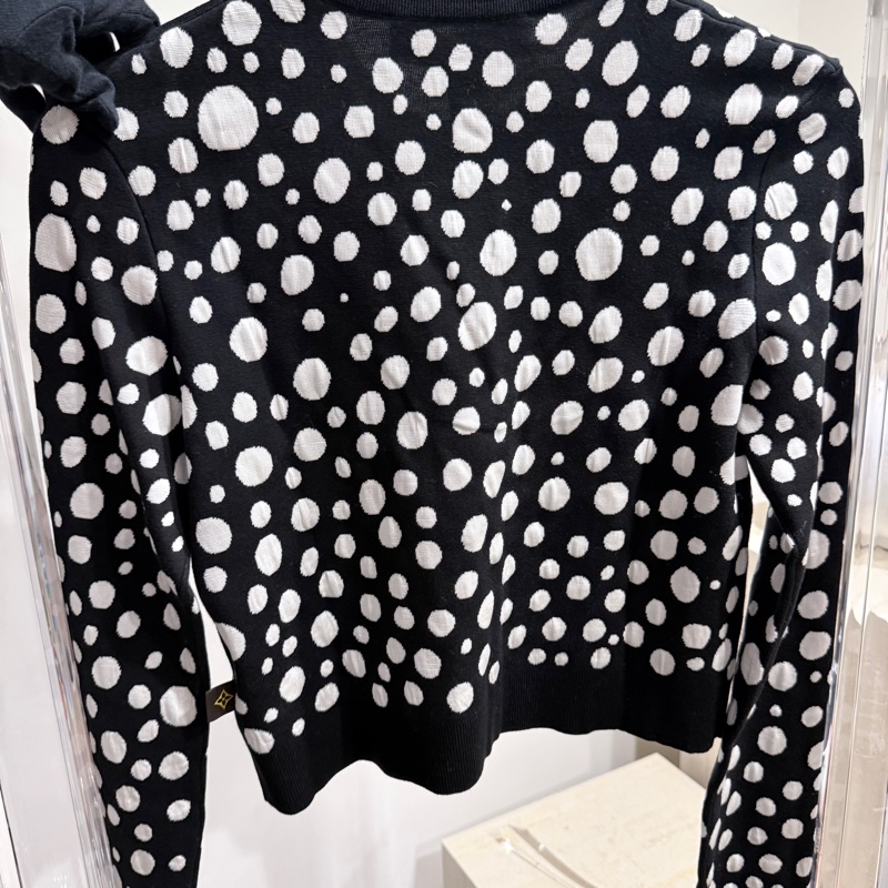 全新未拆吊牌/Louis Vuitton ✨草間彌生圓點針織衫 #S-6