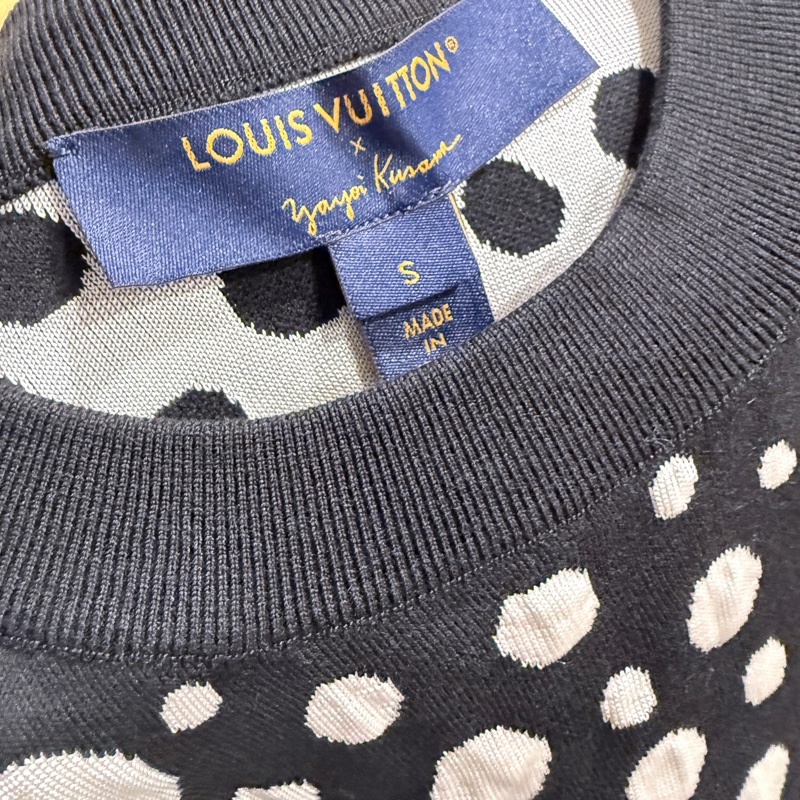 全新未拆吊牌/Louis Vuitton ✨草間彌生圓點針織衫 #S-11