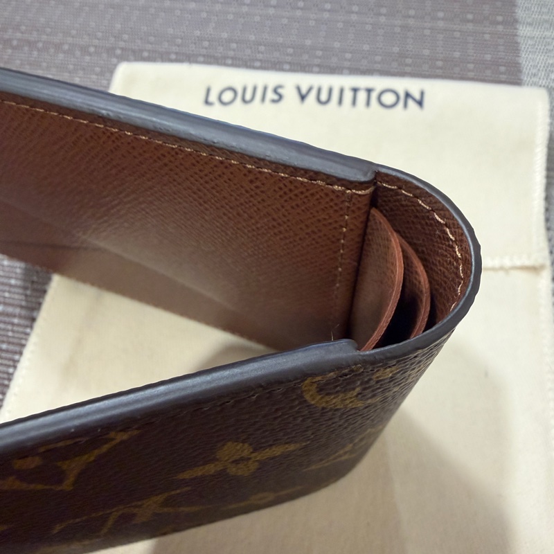 Louis Vuitton 路易威登 LV M60895 Monagram 老花 經典花紋 對折 短夾-5
