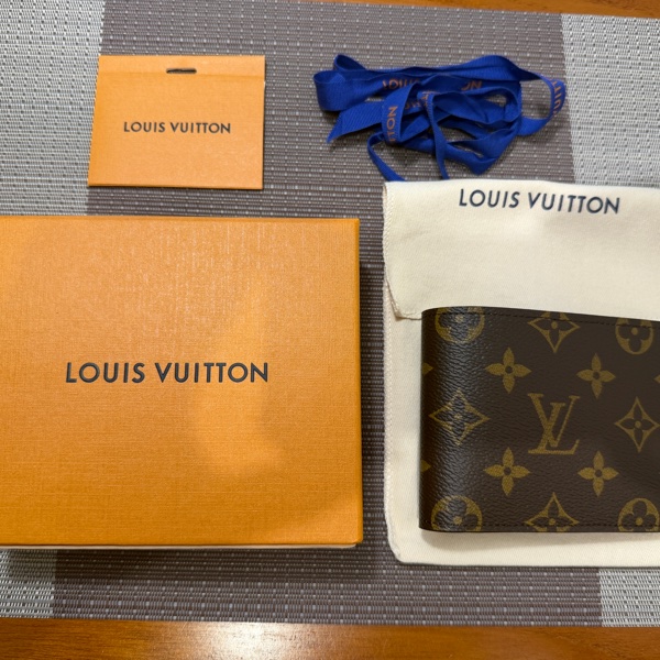 Louis Vuitton 路易威登 LV M60895 Monagram 老花 經典花紋 對折 短夾-14