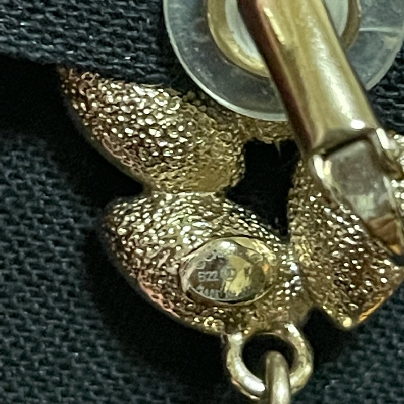 chanel香奈兒稻穗夾式耳環-2