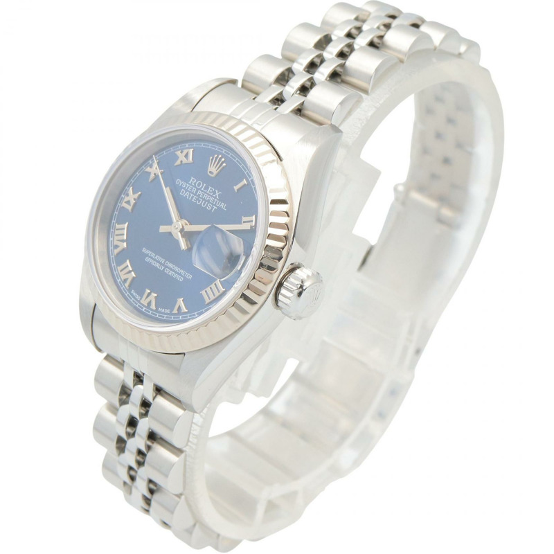 18K白金 不鏽鋼 藍錶面 腕錶 79174【ROLEX 勞力士】 79174-1