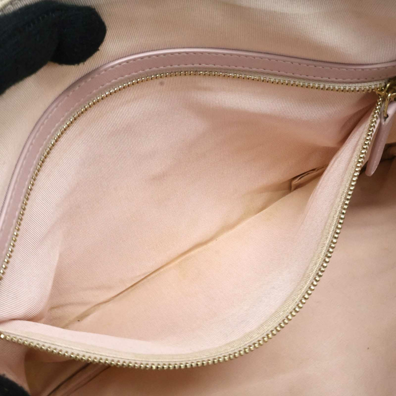 粉色牛皮 山形紋 手拿包 A82552【CHANEL 香奈兒】 A82552-3