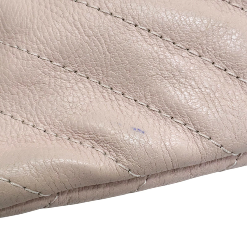 粉色牛皮 山形紋 手拿包 A82552【CHANEL 香奈兒】 A82552-16