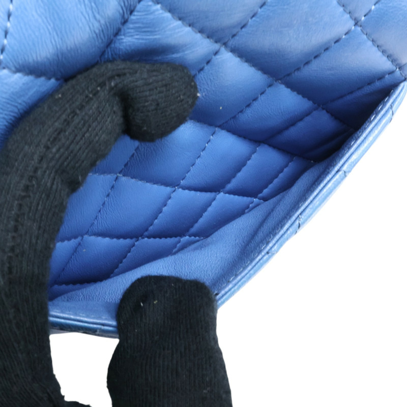 藍色羊皮 coco 17 鍊帶 肩背包 A35200【CHANEL 香奈兒】 A35200-5