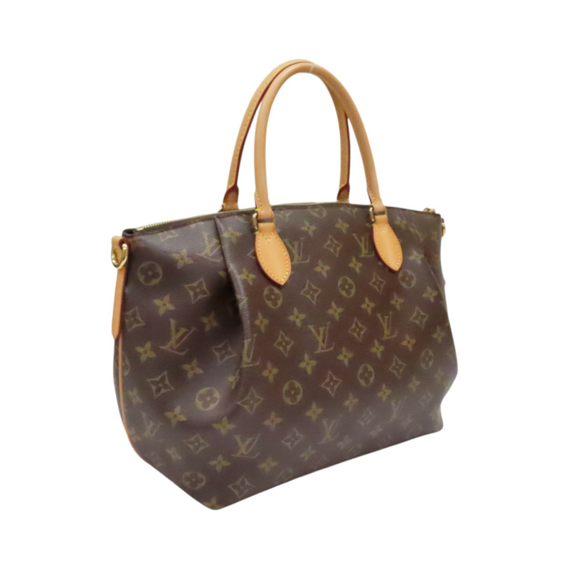 棕色 原花帆布 Turenne MM 兩用包【LOUIS VUITTON LV 路易威登】 M48814-1