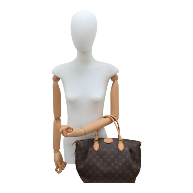 棕色 原花帆布 Turenne MM 兩用包【LOUIS VUITTON LV 路易威登】 M48814-7
