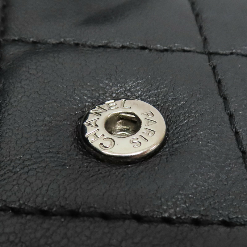 黑色 羊皮 三折長夾【CHANEL 香奈兒】 A31506-12