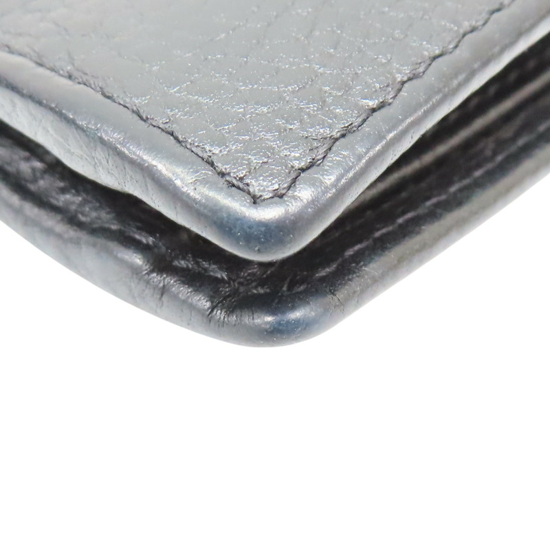 黑色 牛皮 二折長夾 無卡【CHANEL 香奈兒】-9