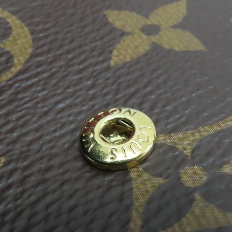 棕/紫紅色 原花帆布 Victorine 三折短夾【LOUIS VUITTON LV 路易威登】 M41938-12