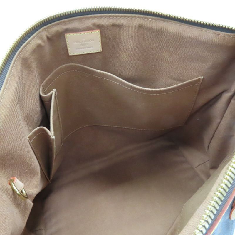 棕色 原花帆布 Palermo PM 兩用包【LOUIS VUITTON LV 路易威登】 M40145-2