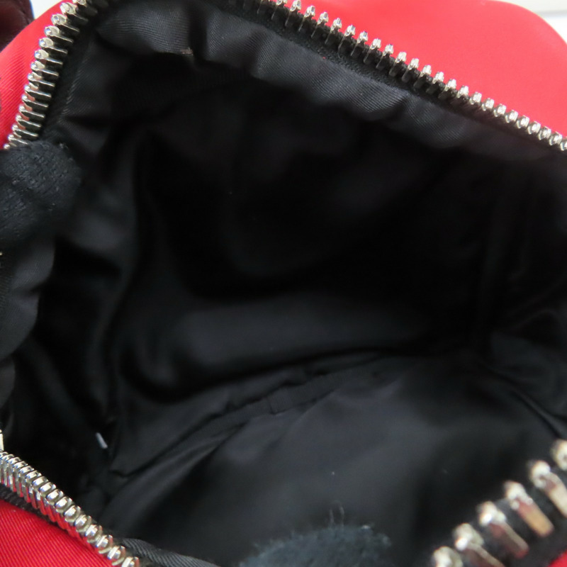 紅色 帆布 Tessuto Cargo 兩用包【PRADA 普拉達】 1BB061-3