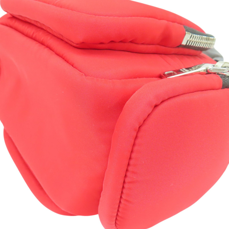 紅色 帆布 Tessuto Cargo 兩用包【PRADA 普拉達】 1BB061-11