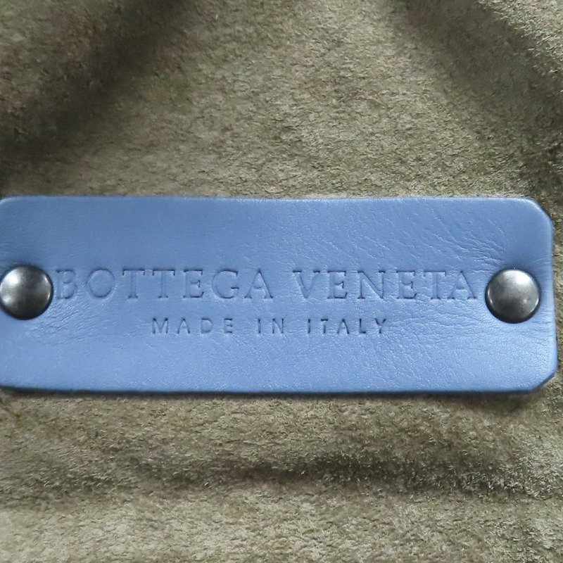 藍色 編織羊皮 手提包【BOTTEGA VENETA BV 寶緹嘉】 283363-4