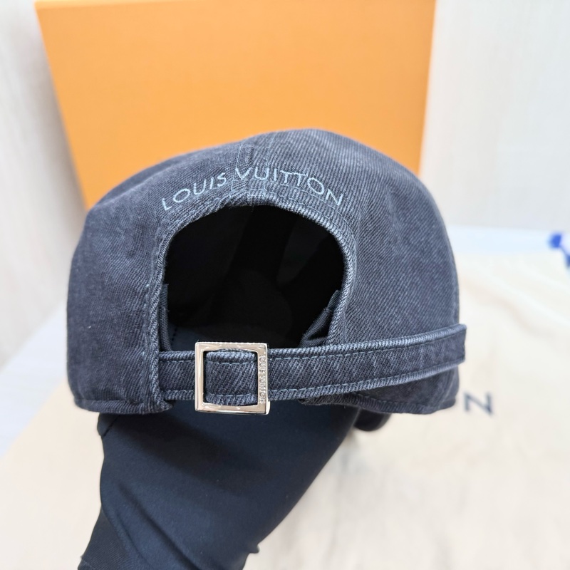LV全新離櫃✨水洗灰色丹寧棒球帽M5499M-4