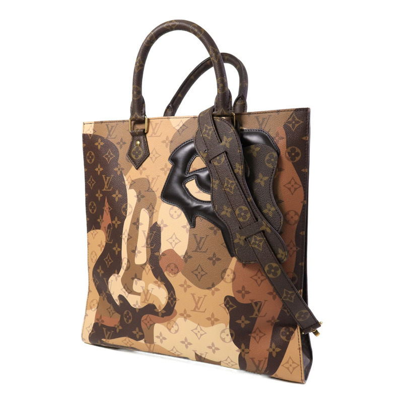 LOUIS VUITTON Monogram Sac Plat NV手挽肩背兩用袋-2