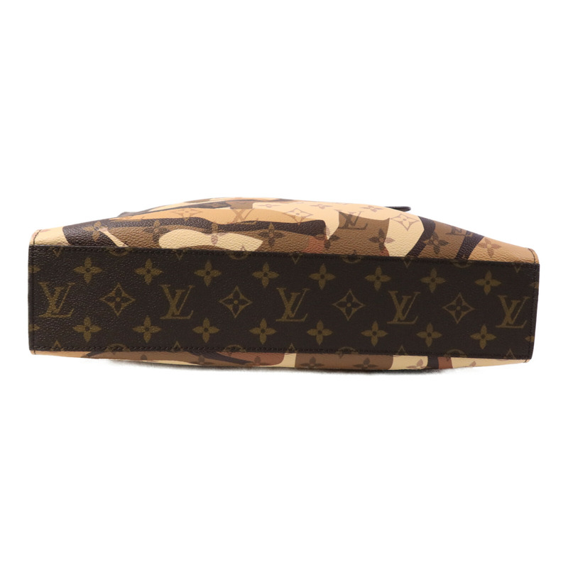 LOUIS VUITTON Monogram Sac Plat NV手挽肩背兩用袋-3