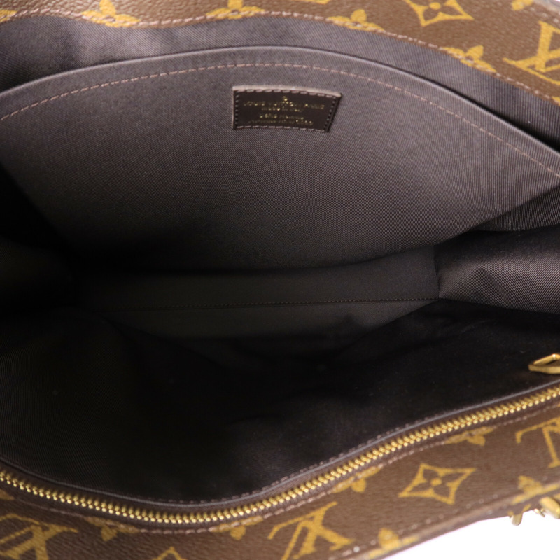 LOUIS VUITTON Monogram Sac Plat NV手挽肩背兩用袋-4