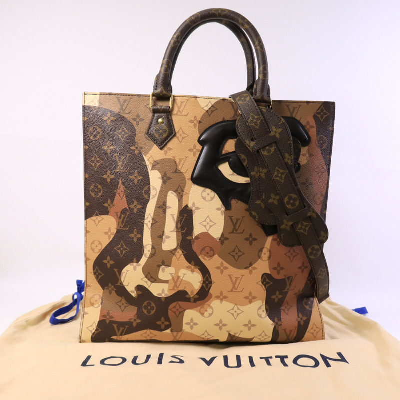 LOUIS VUITTON Monogram Sac Plat NV手挽肩背兩用袋-8