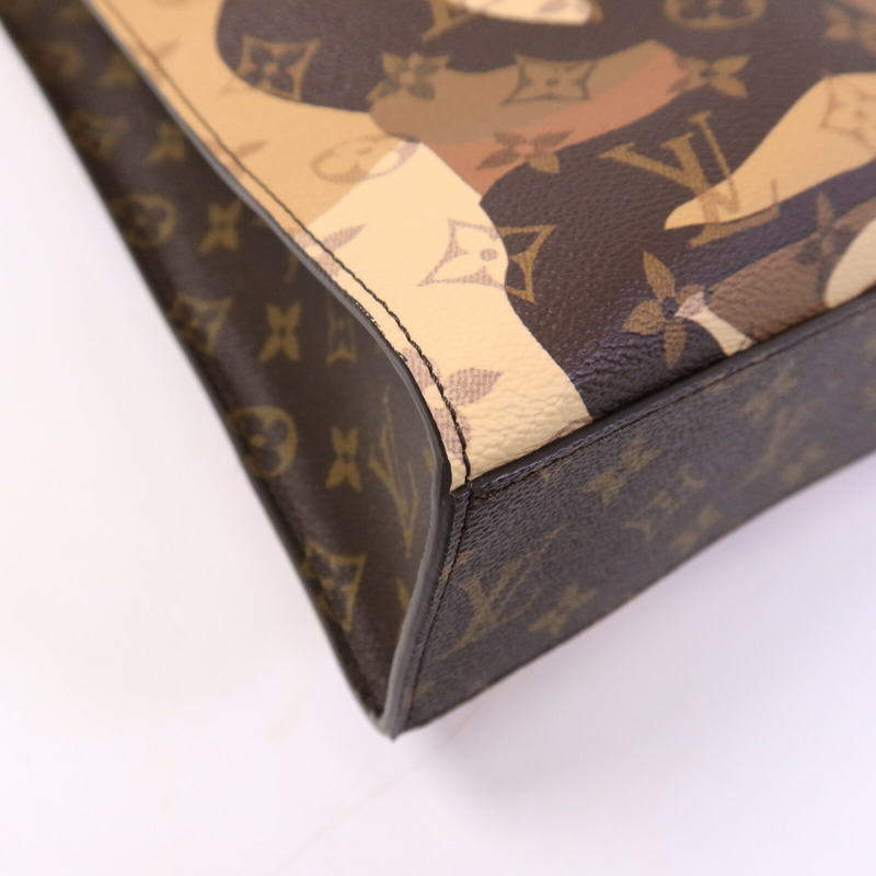 LOUIS VUITTON Monogram Sac Plat NV手挽肩背兩用袋-9