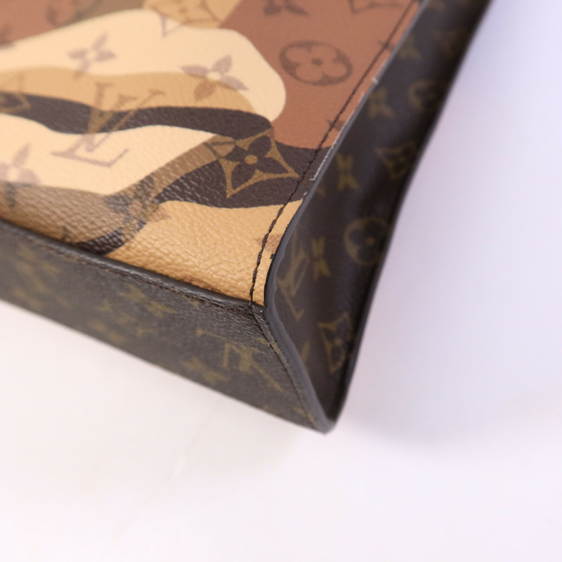 LOUIS VUITTON Monogram Sac Plat NV手挽肩背兩用袋-10