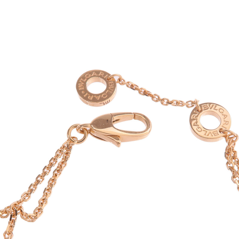 BVLGARI 18K玫瑰金Divas' Dream Bracelet鑽石手鏈-5