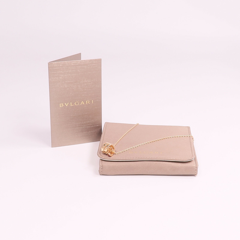 BVLGARI 18K玫瑰金Serpenti Viper Necklace紅寶石項鍊-9