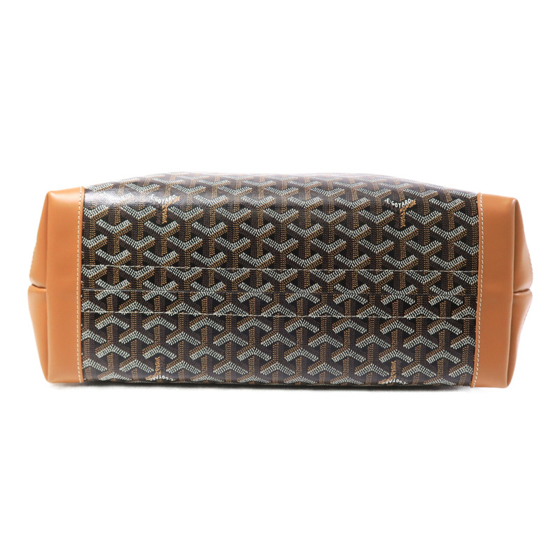 GOYARD 塗層帆布/皮革Bellechasse Biaude PM手挽袋-3