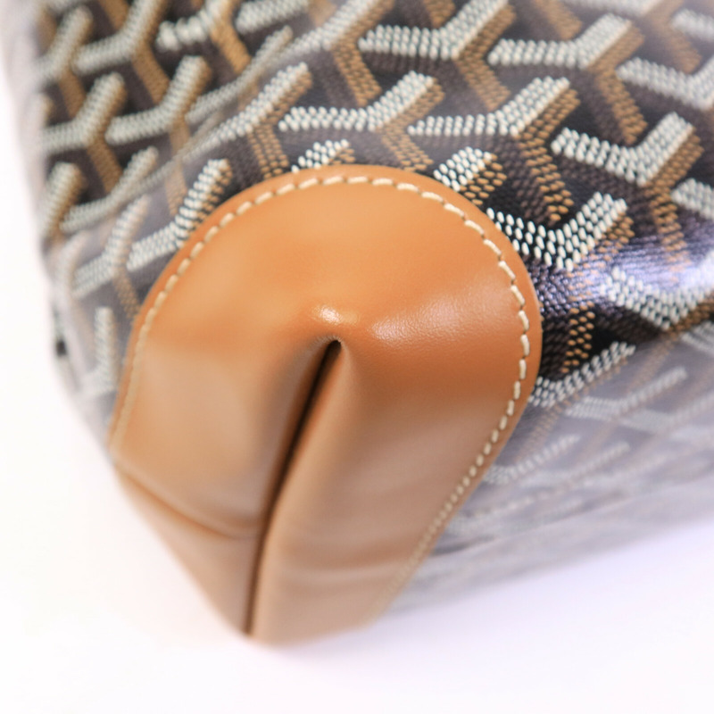 GOYARD 塗層帆布/皮革Bellechasse Biaude PM手挽袋-11